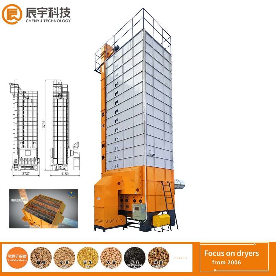 Cross Flow Type Maize Dryer Machine 10.9kw 5000-21000 KG 380V