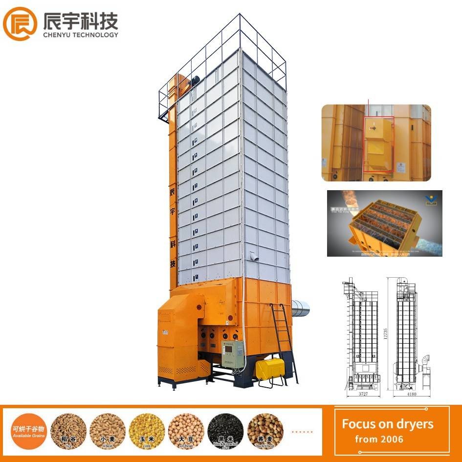 21Ton/Batch Coffee Dryer Machine 10.9kw Cross Flow Type For Farms